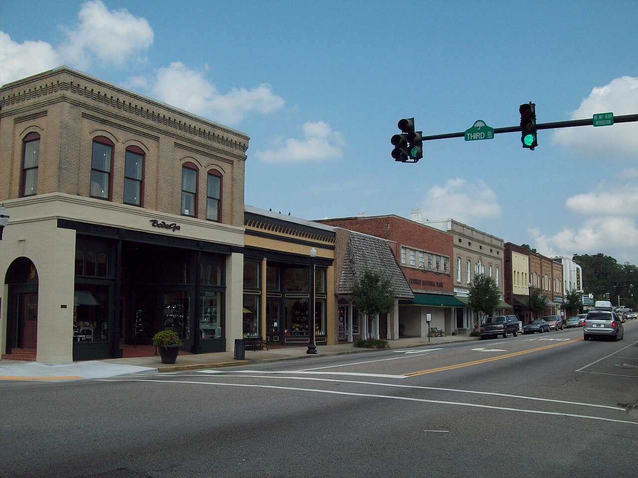Conway Downtown Historic District on Main Street, South Carolina